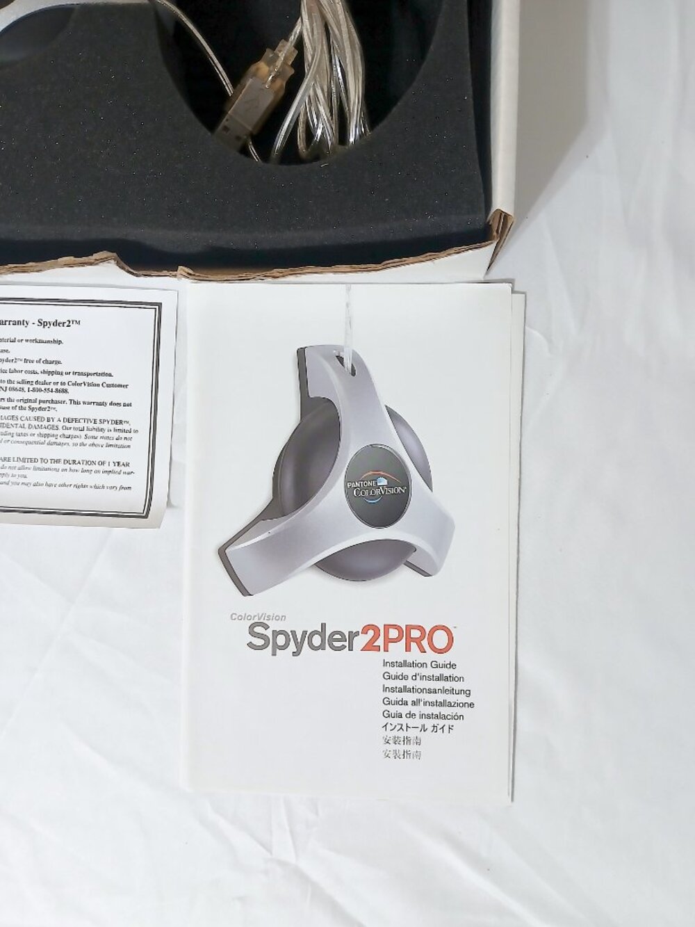 Pantone ColorVision Spyder2PRO Monitor Calibration System Tested Complete Box - Picture 9 of 12